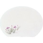 QKI50 [尺3半月枯淡懐石まっと(100枚入) 花しょうぶ]