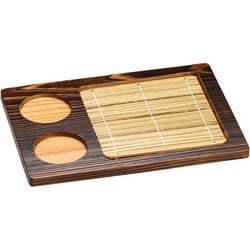 焼杉 薬味付ざる QYK08