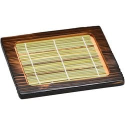 焼杉 正角ざる QSY42