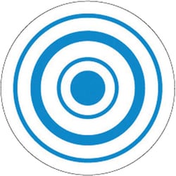 トイレそうじおたすけシール 命中くん 的 1シート10枚付 JTI0601