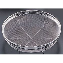 18-8 エイブル 浅型ザル 25cm(12メッシュ) AAS1103