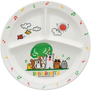 メラミンお子様食器「ブリサボニータ」 丸ランチプレート RBL6301