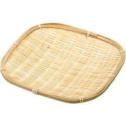 竹 天ぷら皿 ヒゴ角皿 14-576 QTV3501