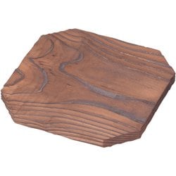 焼杉 八角敷板 13cm QSK55012