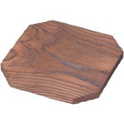 焼杉 八角敷板 13cm QSK55012