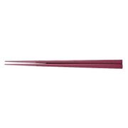 メラミン すべり止め付角箸(50膳入) 21cm アズキ色 RHS127D