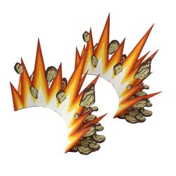ヨドバシ Com ドラゴンホース ペーパーエフェクト 爆発a アニメver フィギュア用アクセサリー 通販 全品無料配達