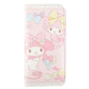 SAN-637A [iPhone 7 フリップカバー マイメロディ&マイスウィートピアノ]
