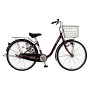 シティサイクル プチベル 241-J 24型 変速なし ダークレッド MK-17-008