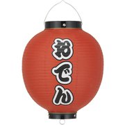 ビニール提灯 印刷9号丸型 おでん b367 YTY2301