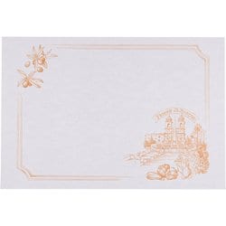 洋風・中華テーブルマット(100枚入) スペイン広場 ベージュNo.505 QTC58
