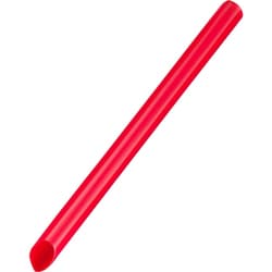 タピオカストロー 片先ストレート裸 (130本箱入)No.645 赤 EST5301