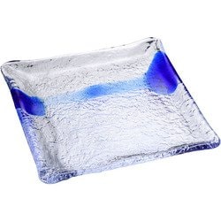 硝子和食器 一筆9 正角大皿 ROO09
