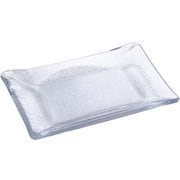 硝子和食器 白雪2 長角中皿 RTY55