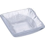 硝子和食器 白雪6 角鉢(小) RKK09