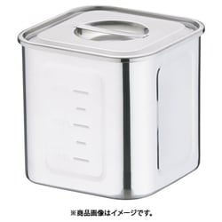 18-8深型角キッチンポット 16.5cm AKK06016
