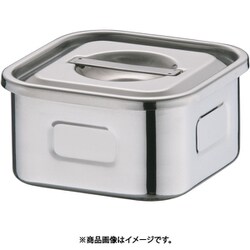 AKT33008 [18-8浅型角キッチンポット 8cm]