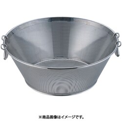 18-8パンチング平底揚ざる 55cm AAG31055