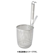 18-8パイプ柄パンチング丸底うどんてぼ L AUD211