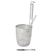 AUD212 [18-8パイプ柄パンチング丸底うどんてぼ S]