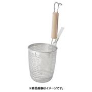 18-8パンチング木柄丸底うどんてぼ 小 AUD16003