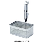 エコクリーン パンチング角てぼ 横型 L 18-8パイプ柄 AEK2001