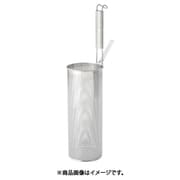 ASP203 [18-8パイプ柄パンチング スパゲッティてぼ 深型]