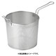 パンチングボイルバスケット 両手ハンドル 24cm ABI2601