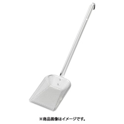 18-8パンチングフライヤー用角カス揚 (板ハンドル) S AKS303