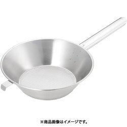 エコクリーン18-8片手パンチング油こし 23cm AEK2503