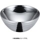 18-8 サラダボール/ライン(ダブル) 二重中空構造 17cm PSLL503