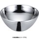 18-8 サラダボール/ライン(ダブル) 二重中空構造 23cm PSLL505
