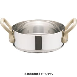 18-8プチパン 両手浅型鍋(蓋無) 8cm PPTA101