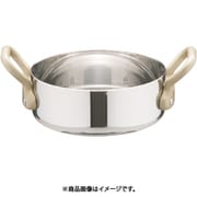 PPTA101 [18-8プチパン 両手浅型鍋(蓋無) 8cm]