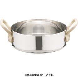 18-8プチパン 両手浅型鍋(蓋無) 9cm PPTA102