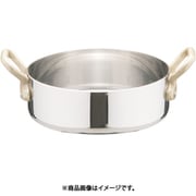 PPTA103 [18-8プチパン 両手浅型鍋(蓋無) 10cm]