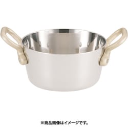 18-8プチテーパーパン両手深型鍋 (蓋無) 8cm PPT8701
