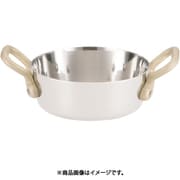 PPT8801 [18-8プチテーパーパン両手浅型鍋 (蓋無) 8cm]