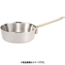 18-8プチテーパー片手浅型鍋 (蓋無) 10cm PPT9903