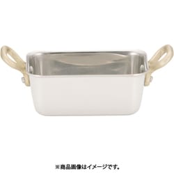 18-8プチ角型鍋 深型 8cm PPT9501