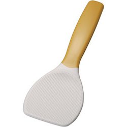 抗菌 魔法のおしゃもじさん(溝付)19cm イエロー BSY5403