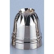 真鍮製ダブル口金 菊型 ヘソ低 WKT80002