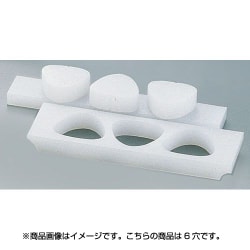 PE押し蓋付 おにぎり B型 6穴 小 BON136