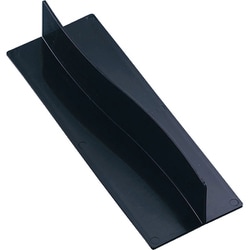 PP S字型パーティション 黒 O-7-6 PPC4502