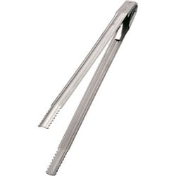 18-0バネ付 炭バサミ 300mm BSM03300