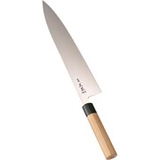 スウェーデン鋼 水牛柄牛刀(両刃) 30cm AMSJ903
