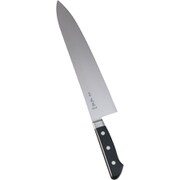 ハイパーモリブデン鋼 ツバ付牛刀 (両刃)30cm AMSJ005