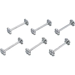 クローバーナイフレスト代用ロジウムメッキ KA-100C/6(6pcs) PNI0201