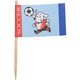 ランチ旗 サッカー(200本入) QLV03