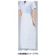 674 角前掛(抗菌加工) ホワイト LL SME053